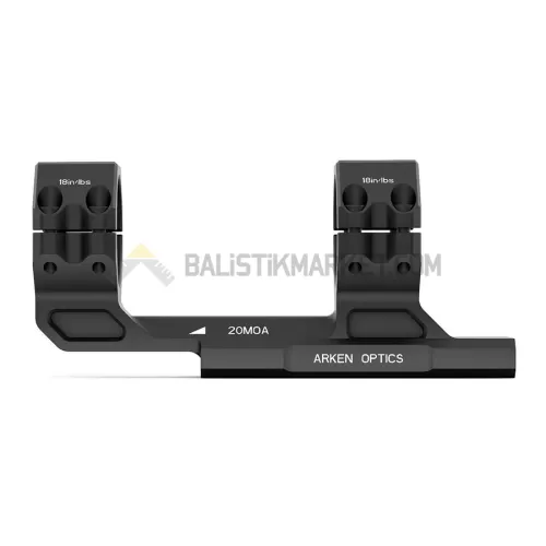 Arken Optics Rigid Precision Mounts 30mm 20 MOA Tek Parça Tüfek Dürbün Ayağı