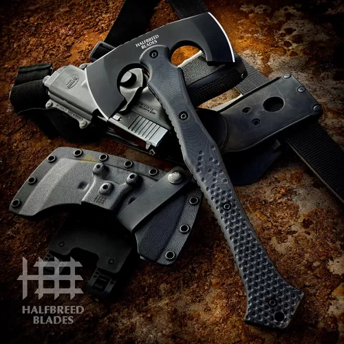 Halfbreed Blades Kompakt Savaş Baltası (Siyah)