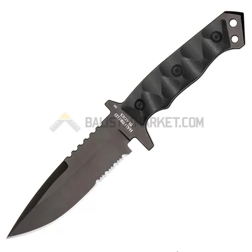 Halfbreed Blades MIK-03 Medium Infantry Serrated Sabit Bıçak (Siyah)