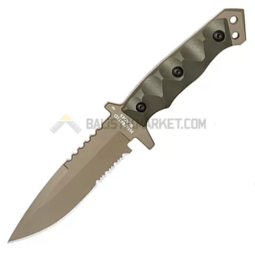 Halfbreed Blades MIK-03 Medium Infantry Serrated Sabit Bıçak (Ranger Green)