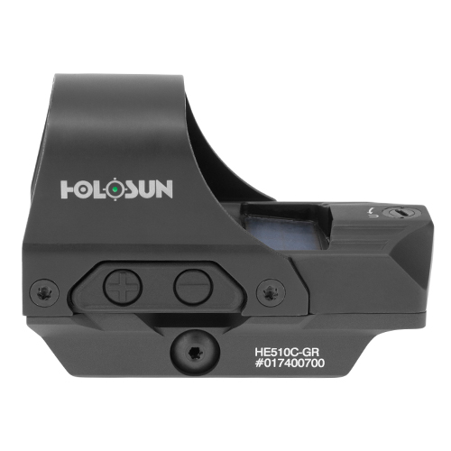 Holosun HE510C-GR Solar Multi-Reticle Open Reflex Sight (2 MOA & 65 MOA Circle)