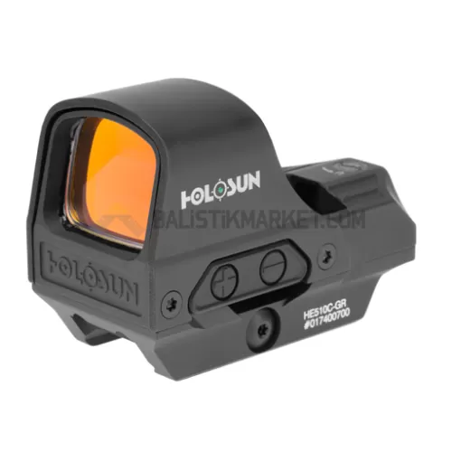 Holosun HE510C-GR Solar Multi-Reticle Open Reflex Sight (2 MOA & 65 MOA Circle)