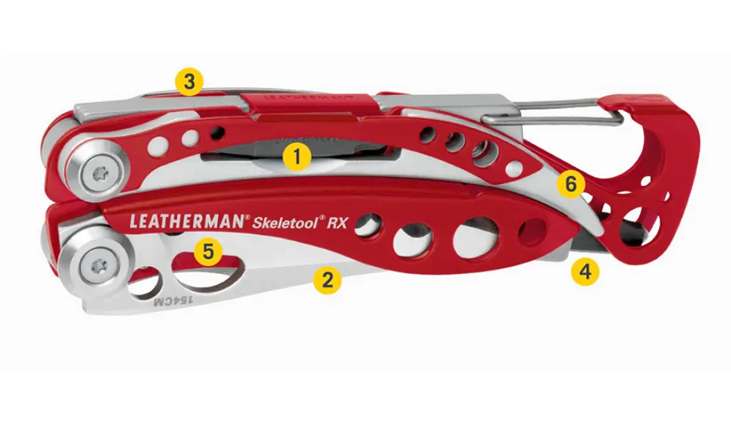 Leatherman Skeletool RX Çok Amaçlı Pense (Kırmızı)