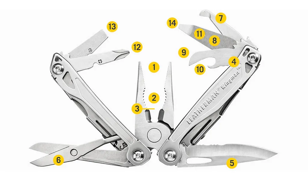 Leatherman Wingman Çok Amaçlı Pense (Metalik)