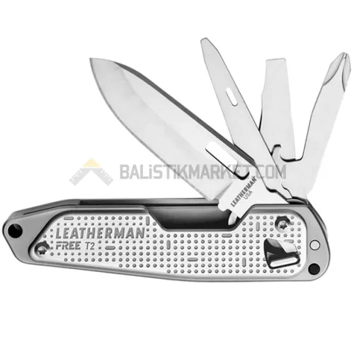 Leatherman Free T2 Çok Amaçlı Çakı (Metalik)