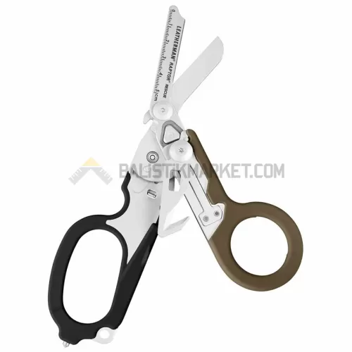 Leatherman Raptor Rescue Çok Amaçlı Makas (Coyote Tan/Siyah)