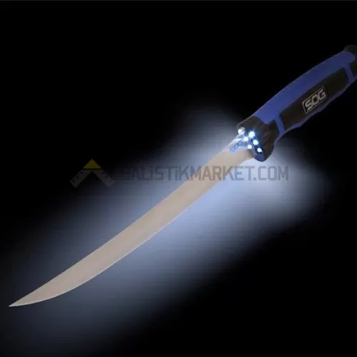 SOG BLT32K Bladelight 7,5'' Ledli Fileto Sabit Bıçak