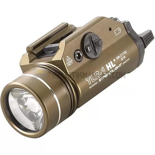 Streamlight TLR-1 HL 1000 Lümen Taktiksel Tabanca Feneri (Flat Dark Earth Brown)