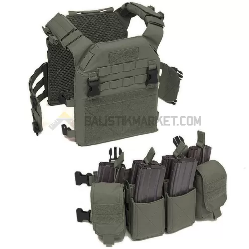 Warrior Assault Systems Recon Carrier MK1 Combo Plaka Taşıyıcı (Ranger Green)